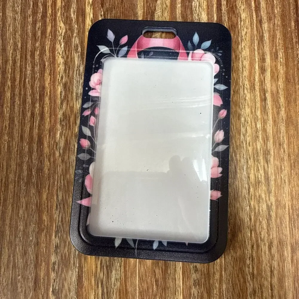 Unbranded plastic badge